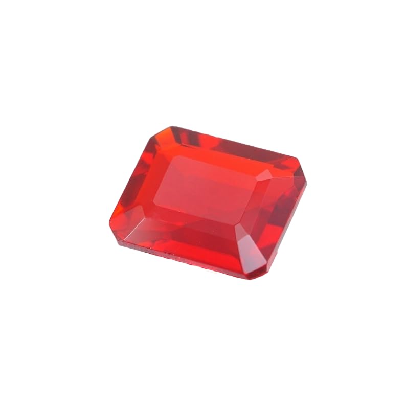Rubis de laboratoire de forme rectangulaire 12 x 16 mm haute joaillerie