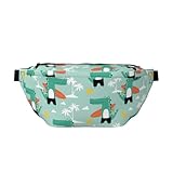 Taille parfaite : le joli sac banane à motif crocodile mesure 51,6 cm de long, 11,9 cm de largeur et 20,1 cm de hauteur, offrant un grand espace de rangement pour les essentiels tels que les essentiels de course pour les femmes, les passeports, les téléphones, les clés et les cartes d'identité. Il est parfait pour garder vos articles organisés.