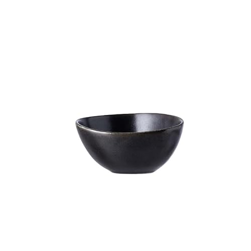 WOTZOV Salad Bowl Restaurant Ceramic Tableware Household Noodle Bowl Salad Bowl Special-Shaped Soup Bowl Kitchen Supplies，Small