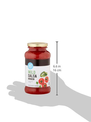 Amazon Brand - Happy Belly Traditional Mild Salsa, 24oz (Previously Solimo)