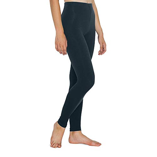 American Apparel Ladies' Cotton Spandex Jersey Leggings - Asphalt - XL