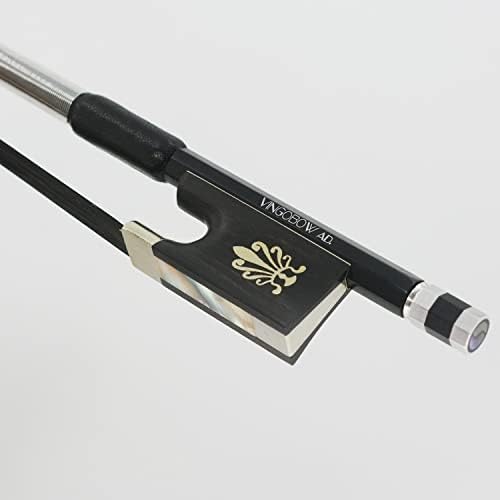 VINGOBOW Brandnew Carbon Fiber VIOLIN BOW 4/4 Size Deep & Powerful Tone, Art No.106VB