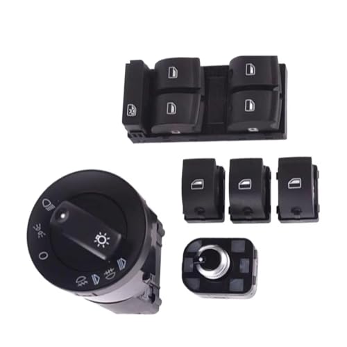Bouton de commande de phares et lève-vitre Audi A4 pour remplacer les plastiques collants - 2
