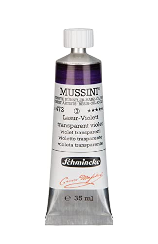 Schmincke Mussini Oils Translucent Violet 35Ml Tube Series 3