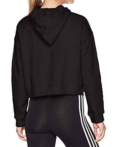 Adidas Originals Women's Cropped Hoodie, Black, L #TOP2