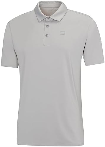 Three Sixty Six Golf Shirts for Men - Dry Fit Short-Sleeve Polo, Athletic Casual Collared T-Shirt