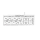 Cherry Stream Keyboard - Wired USB Keyboard - SX Scissors Mechanism - GS Approval - QWERTY – White