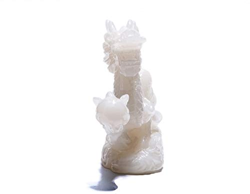 Figura Decorativa Dragón Blanco Feng Shui 4 in miniatura 4