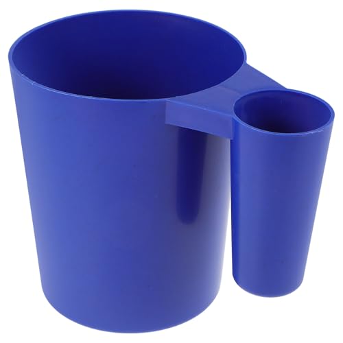 IWOWHERO Pools Filter Powder Scoop with Handle for Swimming Pools Chemical Debris Removal Plastic Spoon EZ Grip Design Compatible with All DE Filters for Easy Maintenance 6.88 X 5.23 X 4.33 Inches