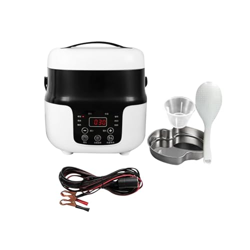 WNDUOKXH Olla arrocera de viaje con control inteligente para cocinar deliciosas comidas durante viajes largos o la rutina diaria. Olla de viaje para cocinar arroz y gachas.