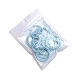 10/15 / 30 Stück lose Blattringe, mehrfarbiges Bindemittel, flexibles Kunststoffbuch für Sammelalbum, Notizbuch, Schlüsselanhänger