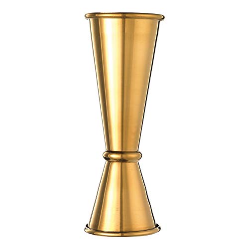 Barfly Japanese Style Jigger, Stainless Steel, Gold, 4.45 x 0.02 x 12.06 cm, M37005GD, 1 oz x 2 oz - Image 3