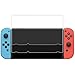 Nintendo Switch Screen Protector (2 Pack) by TalkWorks | Anti-Glare & Scratch Resistant Tempered Glass | Easy-Install Ultra-Thin HD Glass Screen Cover Film Back