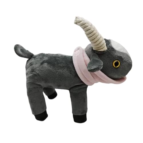 Goat Simulator Plush Collectible Figurine – 8.7 Inch Soft Black Goat Plushie Sculpture for Adult...
