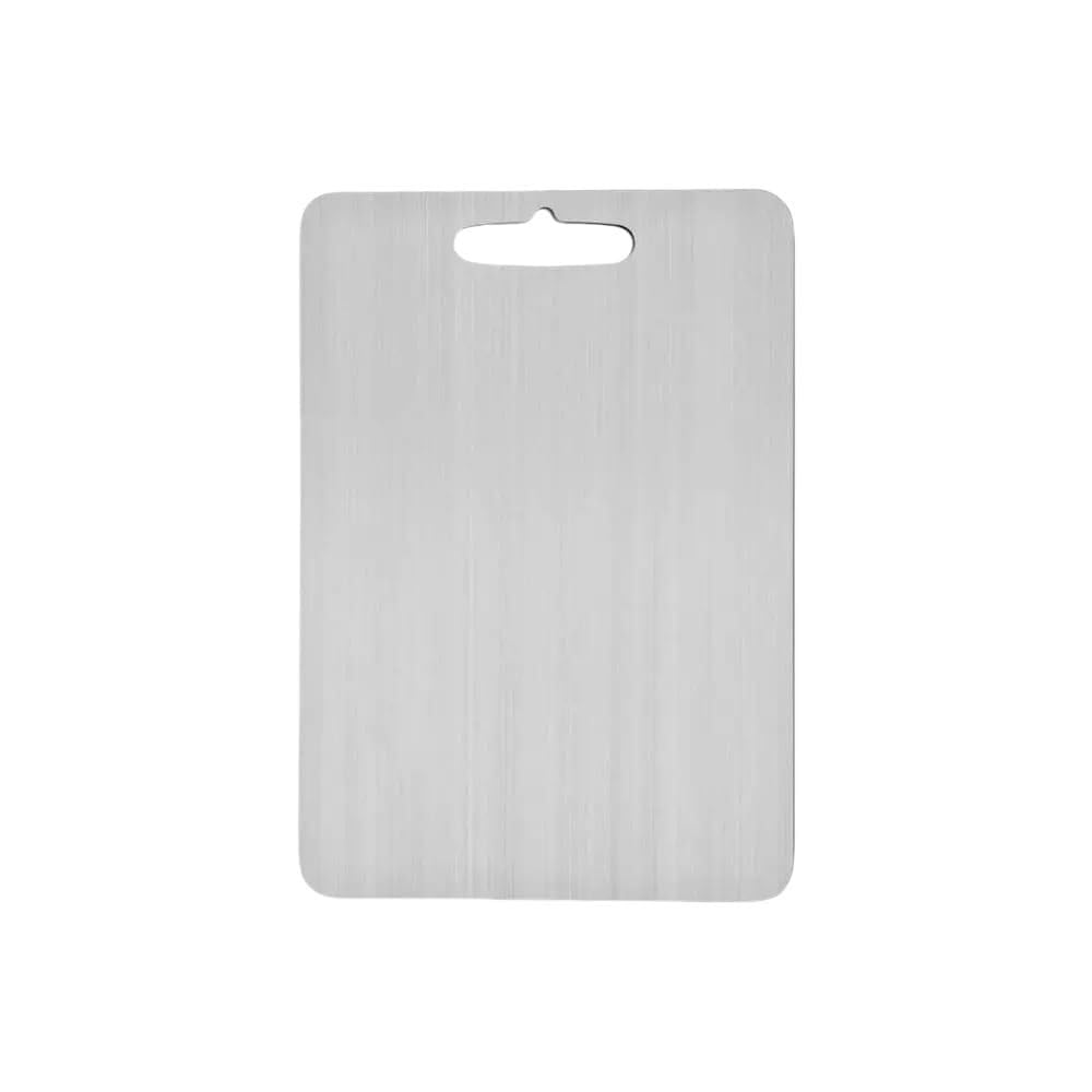 Planche à découper en titane et acier inoxydable 304 rectangulaire double face pour la cuisine