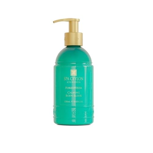Image of Spa Ceylon ForestVeda Calming Body Elixir – Ayurvedic Moisturizing Body Lotion, Luxurious Moisturizing Cream with Lemongrass & Forest Therapy, 250ml