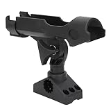 wanhaishop Porta da Pesca Pesca Ricorder Morsetto Rimovibile Kayak Supporto for Barca Supporto Pole Stand Bracket Stampaggio Asta Regolabile Base