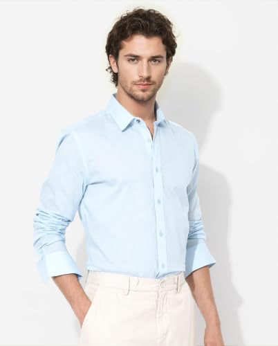 Image of Rare Rabbit Regular fit Plain Shirt