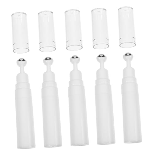 SAFIGLE 5 Botellas Vacías De Crema Para Ojos En Rollo Para Aceites Esenciales Base De Maquillaje Productos Para El Cuidado De La Piel Acrílico