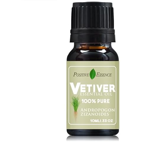 100% Pure Organic Vetiver Essential Oil Cover
