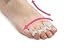 Produktbild Toe Separators for Bunion Corrector Plantar Fasciitis Hammer Toes Yoga Sports - Original Gel Toe Spacers Stretchers Straightener Spreaders pads - Small Toe Protectors For Men Women - Stop Foot Pain