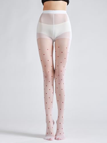 Image of Sahabowi Women Tights, Sheer High Waist Pantyhose, Vintage Control Top Stockings, Siwa9