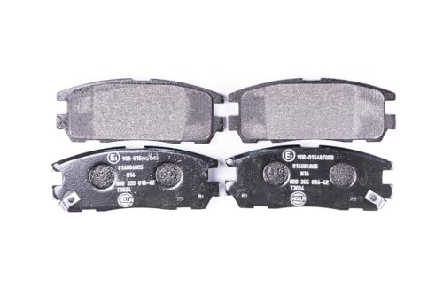 Plaquettes de frein HELLA 8DB avec indicateur d'usure T3034 pour auto Honda et Acura
