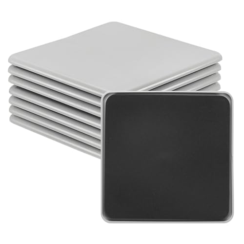 Image of M METERXITY 8-Pack Furniture Sliders, 5 inch EVA Foam Pad Reusable Furniture Sliders for Carpet /Chair /Tables, Furniture Square Pads Floor Protectors [Beige]