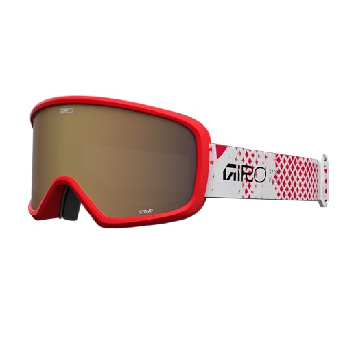 Image of Giro Stomp Kids Snow Goggle Red Fence - Amber Rose