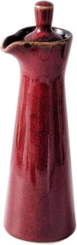 Dispenser tradizionale giapponese in ceramica per salsa di soia – 120 ml, bottiglia per salsa di soia e aceto, grigio, 120 ml