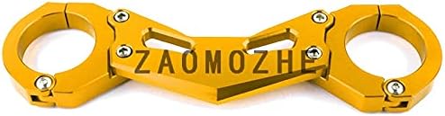 Accessories Motorcycle Front Fork Bracket CNC Shock Absorber Damper Balance Brace for Kawasaki Z900 2017 2018 - (Color: Black)