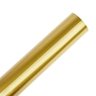 GLOSSY PERMANENT VINYL - 12''x10ft glossy self adhesive vinyl can be used on its own or layered with other colours. It is perfect for craft creators. EASY TO USE - compatible with any electronic craft-cutting machine. The good cutting characteristics...