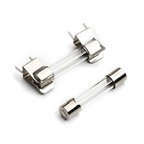 Fusibles 72PCS 6x30mm Fusible de tubo de vidrio de acción rápida con portafusibles kit surtido 0.5A/1A/2A/3A/5A/10A/15A/20A/30A miniatura 2