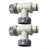 Perfetto per pompe filtranti: compatibile con pompe filtranti Intex 1500, 2500, 4000 GPH e per clorinatore Intex per acqua salata per una cura efficiente della piscina