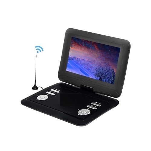 Reproductor de DVD portátil for coche, TV de 13,9 pulgadas, reproductor grande con pantalla LCD for juegos, FM, DVD, VCD, CD, MP3, MP4, con mando y antena de TV. Tragbar, hochauflösend