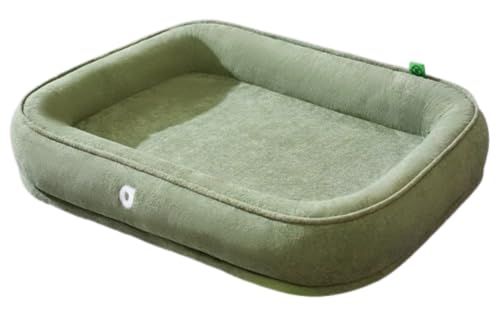 猫 ベッド 犬 ベッド オールシーズン 洗える 防水 ペットベッド 大型犬 中型犬 小型犬 用 高反発 クッション 枕付き 滑り止め オールシーズン ふわふわ 柔らかい マット 通気性 丸洗い 耐久洗濯可能で耐久性に 取り外し可能なオールシーズン対応ベッド