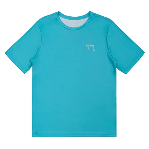 Guy Harvey Boy's Short Sleeve Performance Shirt with 30+ UPF Sun Protection2