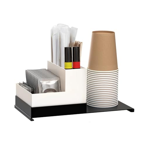 Basysnck Small Coffee Station Organizer, Countertop Cup Holder for Cups,