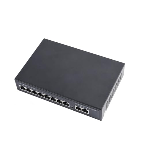 Switch PoE 8 ports standard avec 2 ports liaison montante 100/1000 Mbit/s