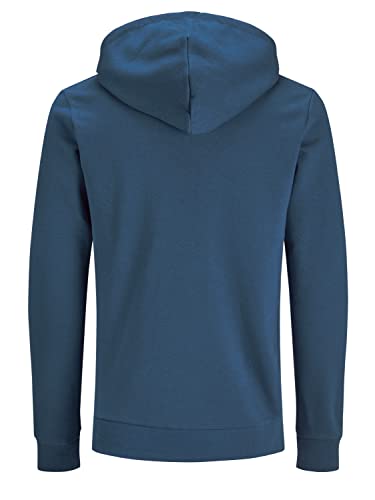 JACK & JONES Herren JJECORP Logo Sweat Hood, Insignia Blue/Large Print/W W, XL – Ansicht 3