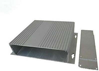 Electronic Enclosure Case, SENRISE DIY Aluminum Project Instrument Box For PCB Board, Power Supply (XD-144, 46x190x155mm, Pack of 1)