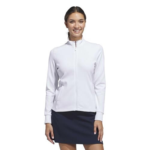 Image of adidas Golf Performance Texture Full Zip Jacket