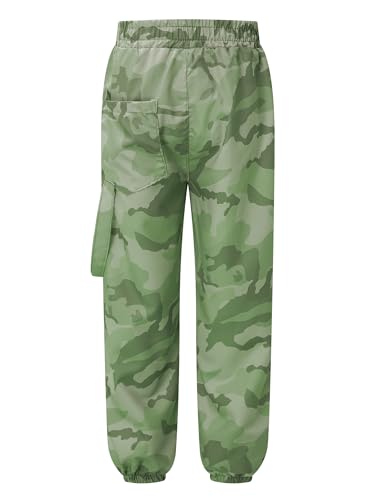 Hularka Kids Boys Camouflage Athletic Sweatpants Jogger Cargo Pants Street Hip Hop Dance Dungarees Trousers with Pockets2