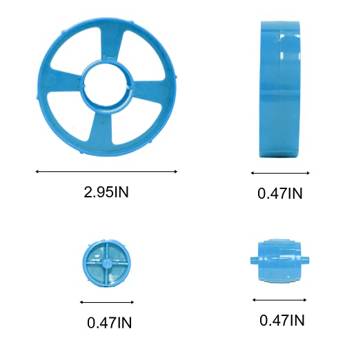 Mr.r Desktop Tape Dispenser, Sublimation Masking Tape Dispenser, Adhesvie Roll Holder With Weight Nonskid Base Blue For Heat Press Transfer Printing Tape (Fits 1'' & 3'' Core) #TOP6