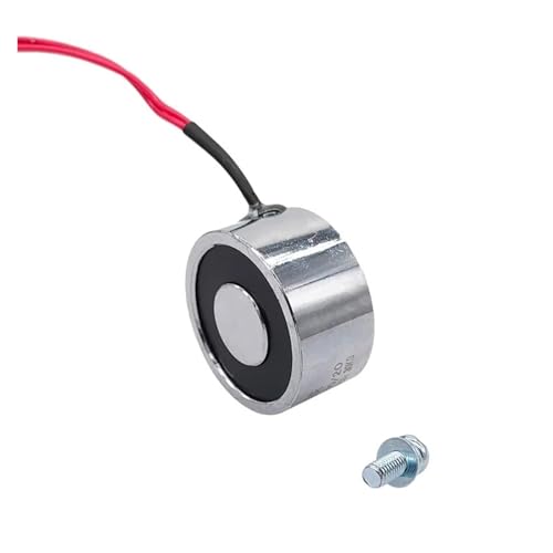 Solenoide redondo P40/20 imán eléctrico de elevación DC 5V con fuerza de tracción de 30Kg