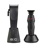 StyleCraft Ergo Cordless Hair Clipper + Flex Compact Trimmer Bundle | Magnetic Motor Clipper & High-Torque Trimmer | Professional Barber & Stylist Kit