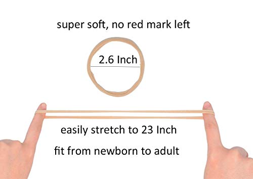 Super Soft White Nylon Headband For Newborn Baby Kids, High Stretchy, 20 Pcs For DIY Crafts