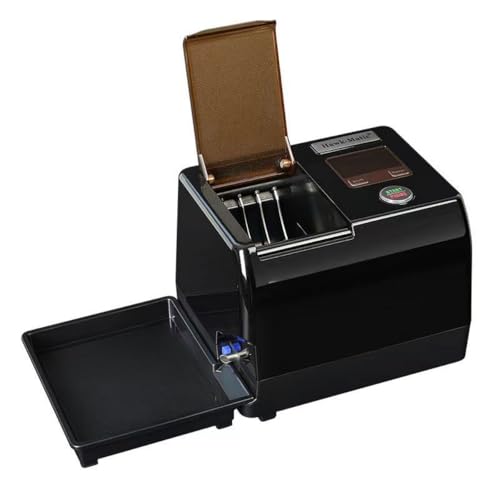 Aeroor電気タバコローリングマシン、家庭用全自動タバコ巻き機、電動タバコ巻き機、3段階調節、自動タバコインジェクター ローリングマシン、超大煙槽、喫煙者に適用 (6.5mm)