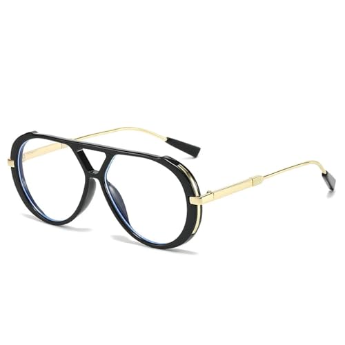 Lunettes de soleil ovales rétro vintage en métal tendance mode unisexe verres UV400 classiques