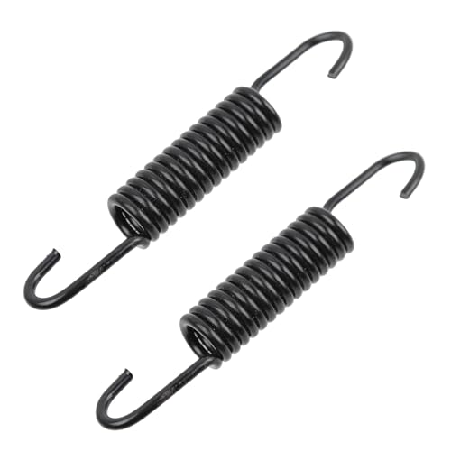 Mokuo Motorcycle Dirt Bike Stand Kickstand Spring Brake Pedal Return Spring Mopeds Scooter Parts - 2Pcs,Black,110MM Length